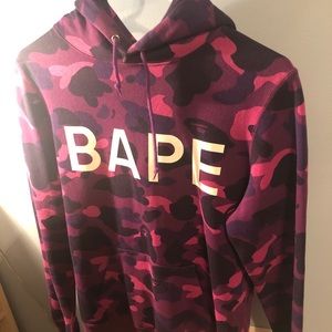 Bape Purple Camo Hoodie